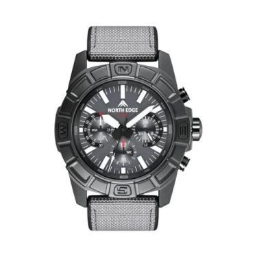 Imagem de Relógio De Quartzo Solar Masculino NORTH EDGE BLAZE Com Caixa De Aço I