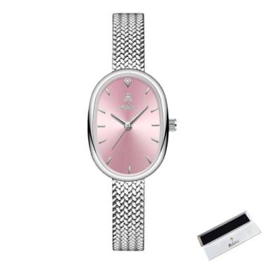 Imagem de Relógio de Quartzo Feminino Elegante de Novo Estilo - - Sanda, prata r