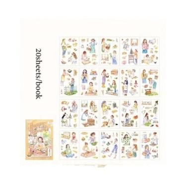 Imagem de Adesivos Decorativos De Personagens Fofos 20Pcs/pacote DIY Decoração C