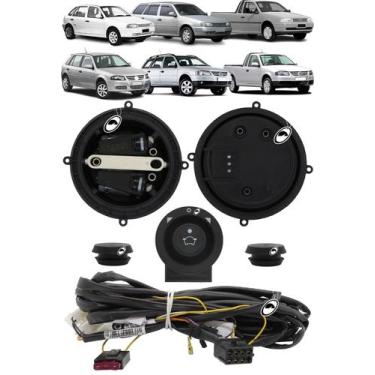 Imagem de Kit Retrovisor Simples Gol Saveiro Parati G2 e G4 Tragial