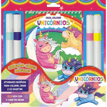 Imagem de Livro Coleção Cores Mágicas - Unicórnios