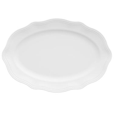 Imagem de Travessa 34x23 cm Tamanho G Cottage Branca Germer Porcelanas