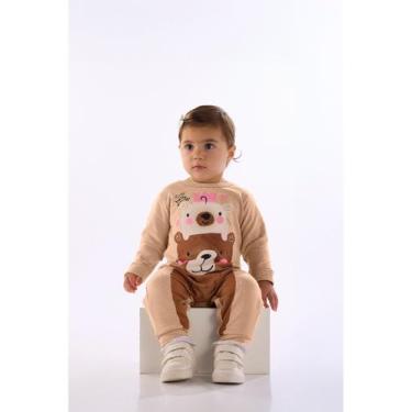 Imagem de Macacão Bebê Molecotton Urso Quimby, Marrom