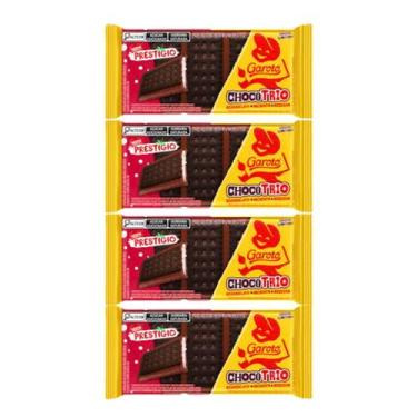 Imagem de Biscoito ChocoTRIO Prestígio Nestle e Garoto - 4 Unidades - Nestlé E G
