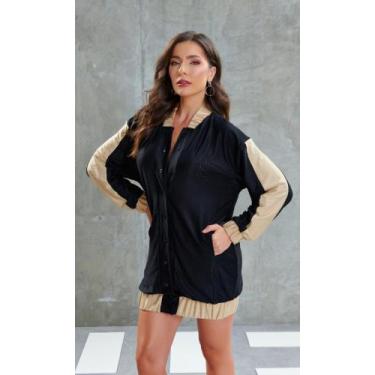 Imagem de Vestido casaco oversized premium maria gueixa - MARIA GUEIXA , P, Pret