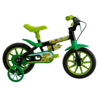 Imagem de Bicicleta Infantil Aro 12 Cairu Black Lion 127031, Preto, Verde
