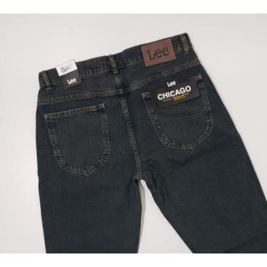 Imagem de Calça jeans lee linha 14 onça 14 oz 100% algodão green, 40