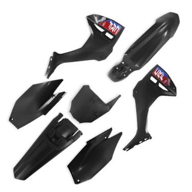 Imagem de Kit Plástico Roupa Carenagem C/ Number Amx Crf 300f 2025 Em Diante, Pr