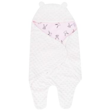Imagem de Saco de Dormir para bebê Kukie - Fleece Est. Coelhinho Tam.unico - 611