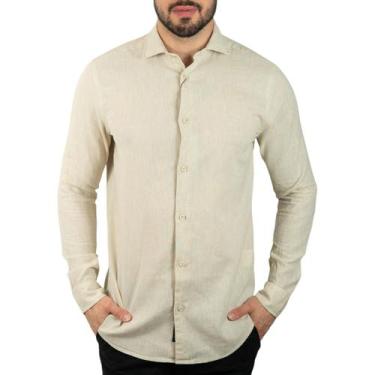 Imagem de Camisa Aramis Linho Areia, Areia, M