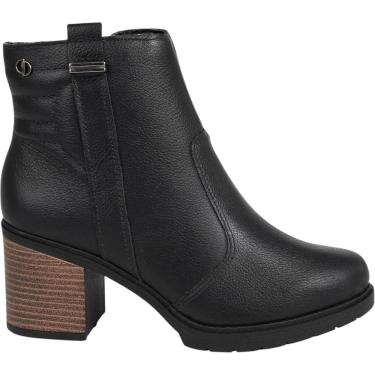 Imagem de Bota Feminino Casual Dia a Dia Passeio Trabalho Festa Salto Médio Grosso Cano Baixo Dak...
