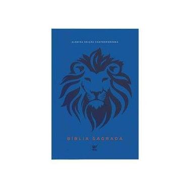 Imagem de Bíblia AEC - Letra Grande - Capa Azul - Editora Vida