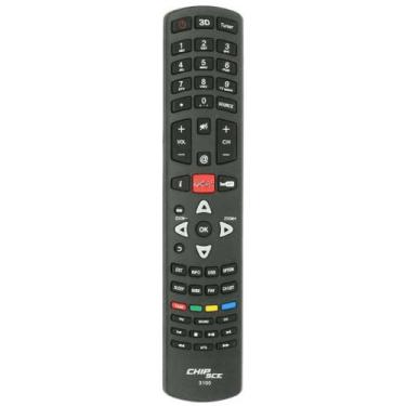 Imagem de Controle Remoto Compátivel Para TV LCD Smart Philco Netflix Modelo Rc3