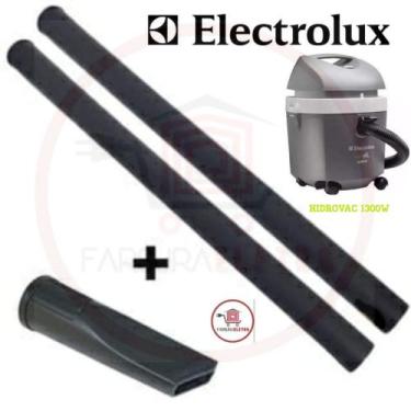 Imagem de 2 Tubo Extensor 43cm + 1 Bico Canto 15cm Para Aspirador De Pó Electrol
