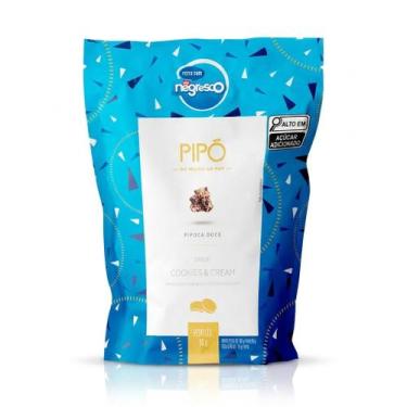 Imagem de Pipoca Gourmet Doce Sache Sabor Negresco 90g Lanche Crocante Biscoito 