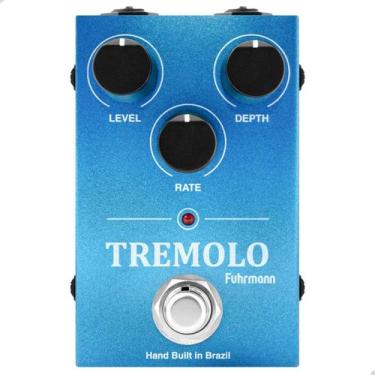 Imagem de Pedal De Efeito Analógico Mini Tremolo Fuhrmann, Azul