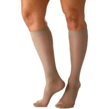 Imagem de Meia 3/4 Select Comfort Premium Sigvaris - 20-30mmHg - Natural Escura 