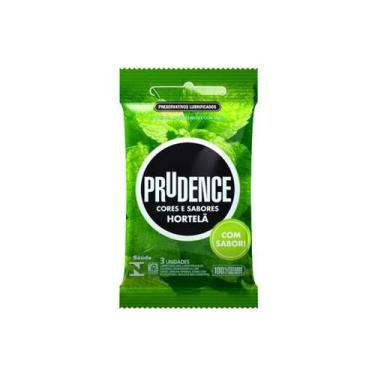 Imagem de Preservativo Prudence Cores e Sabores Hortelã Com 3 Unidades - dkt