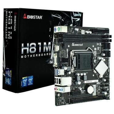 Imagem de Placa Mãe H81MHV3 3.0 Socket LGA 1150 VGA DDR3 Desempenho Confiável Durável Biostar