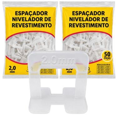 Imagem de 100 Niveladores Espaçadores De Porcelanato Piso Fácil Destaque Acabame
