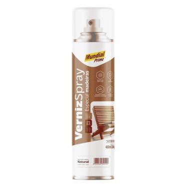 Imagem de Spray Verniz Para Madeira 400ml Natural Mundial Prime - Mundialprime