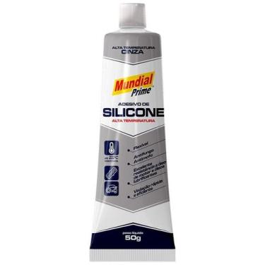 Imagem de Silicone Cinza Acético Alta Temp 50g Mundialprime