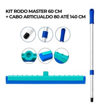 Imagem de Rodo plástico master euro 60 cm com cabo retratil 140 cm - ANDRADE