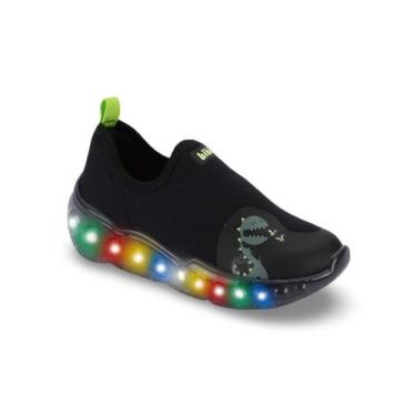 Imagem de Tênis Infantil de Luz Menino Bibi Roller Celebration 3.0 Preto Citrus 