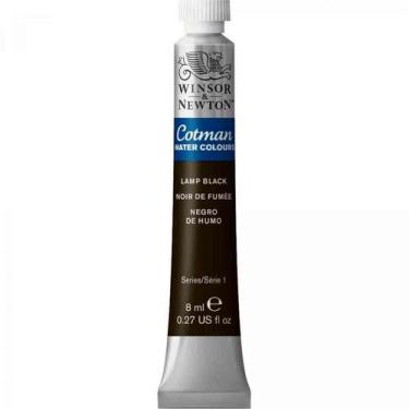 Imagem de Aquarela Cotman Winsor & Newton Tubo 337 Lamp Black 8ml