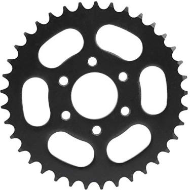 Imagem de Roda dentada traseira em aço, roda dentada para bicicleta elétrica Roda dentada para bicicleta elétrica, peça de reposição Roda dentada traseira, orifícios Acessórios industriais de aço ao
