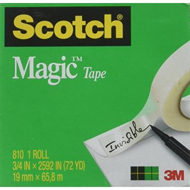 Imagem de Scotch 810342592 Refil de fita mágica, 3/4" x 2592", núcleo de 3", transparente