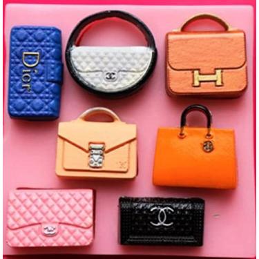 Imagem de Molde De Silicone Bolsa De Marcas Famosas RB247