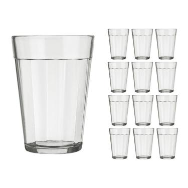 Imagem de Jogo 12 Copo Americano Clássico 300ml Vidro Café Chopp Nadir