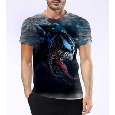 Imagem de Camisa Camiseta Venom Simbionte Alien Aranha Anti Herói 4 - Estilo Kra