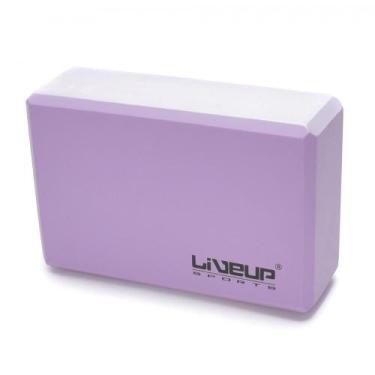 Imagem de Bloco De Yoga 22,8X15,2X7,6cm Roxo Liveup