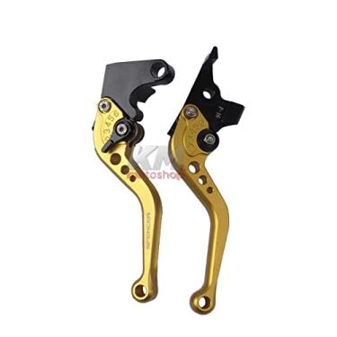 Imagem de Manete Reforçado Esportivo Regulavel Xj6 Diversion Ano 09-13 FZ1 FZ6 Sdourado Claro Spencer