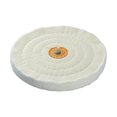 Imagem de IVY Classic Roda de polimento de musselina de algodão costurada em espiral 39121 com mandril de 1,27 cm, 1/cartão