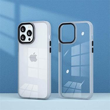 Imagem de Para iPhone 14 13 11 12 Pro Max Mini Case Transparente Acrílico Silicone Shell Metal Button Para iphone SE2020 X XR XS MAX 7 8 Plus, Transparente, Para iPhone XR