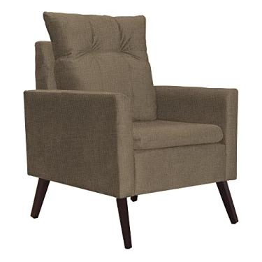 Imagem de Poltrona Decorativa Para Sala Ligia Linho Cores - DS Estofados