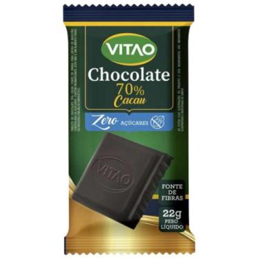 Imagem de Barra De Chocolate - Zero Açúcar - Cacau 70% - 22G - Vitao