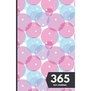 Imagem de 365 Day Journal: Unlined and Undated Daily Diary - 5.5in x 8.5in | Circles Pattern Cover: A whole year of daily journal ideal gift for friends and family