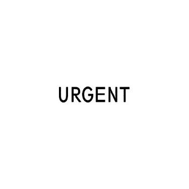 Imagem de Carimbo autotintado URGENT - Preto