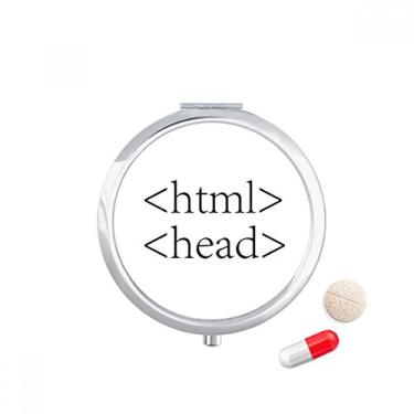 Imagem de Programmer Program Declaração HTML Caixa de armazenamento de medicamentos dispensador de comprimidos