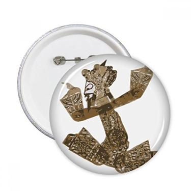 Imagem de Pintura decorativa de sombras tradicionais, broches, emblema, decoração de roupas, 5 peças, presente