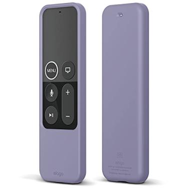 Imagem de Capa fina elago R2 – [antiderrapante] [justo] [durável] [absorção de choque] – para Apple TV Siri Remote 4ª e 5ª geração, Lavender Grey