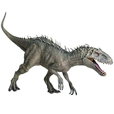 Imagem de FLORMOON Brinquedo Grande dinossauro Tiranossauro Rex Realista Figuras de Animais Projeto de Ciências, Bolo de Coco, cedo Brinquedos Educativos presente de AniversárioCrianças Idade 3 4 5 (Cinza)