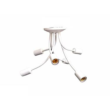 Imagem de Emalustres Plafon Aranha Branco 6 lamp