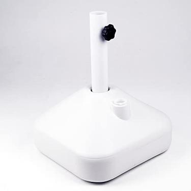 Imagem de Base Plástica Oca Guarda-sol Ombrelone Com Adaptador Branca