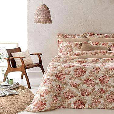 Imagem de Jogo de Cama Solteiro 3 Peças Estampado em Malha 100% Algodão Vivaldi Mauí Floral