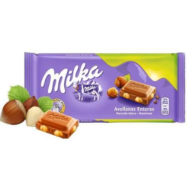 Imagem de Chocolate Milka Avelã Inteira 100G (Whole Hazelnut) -  Produto Importa